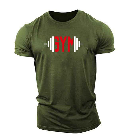 Men's muscle T-shirt with moisture-wicking fabric for comfort and flexibility. Perfect gym-to-casual wear by TNT Fitness Gear