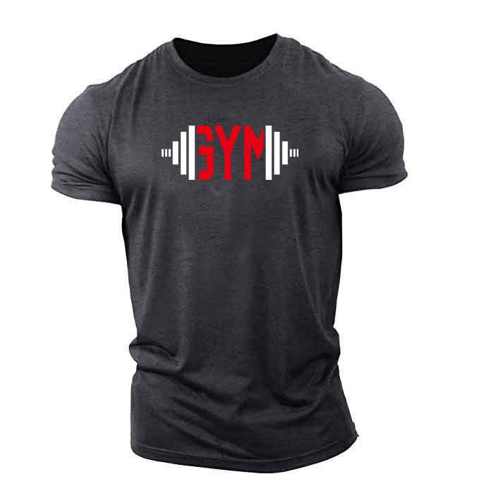 Men's muscle T-shirt with moisture-wicking fabric for comfort and flexibility. Perfect gym-to-casual wear by TNT Fitness Gear