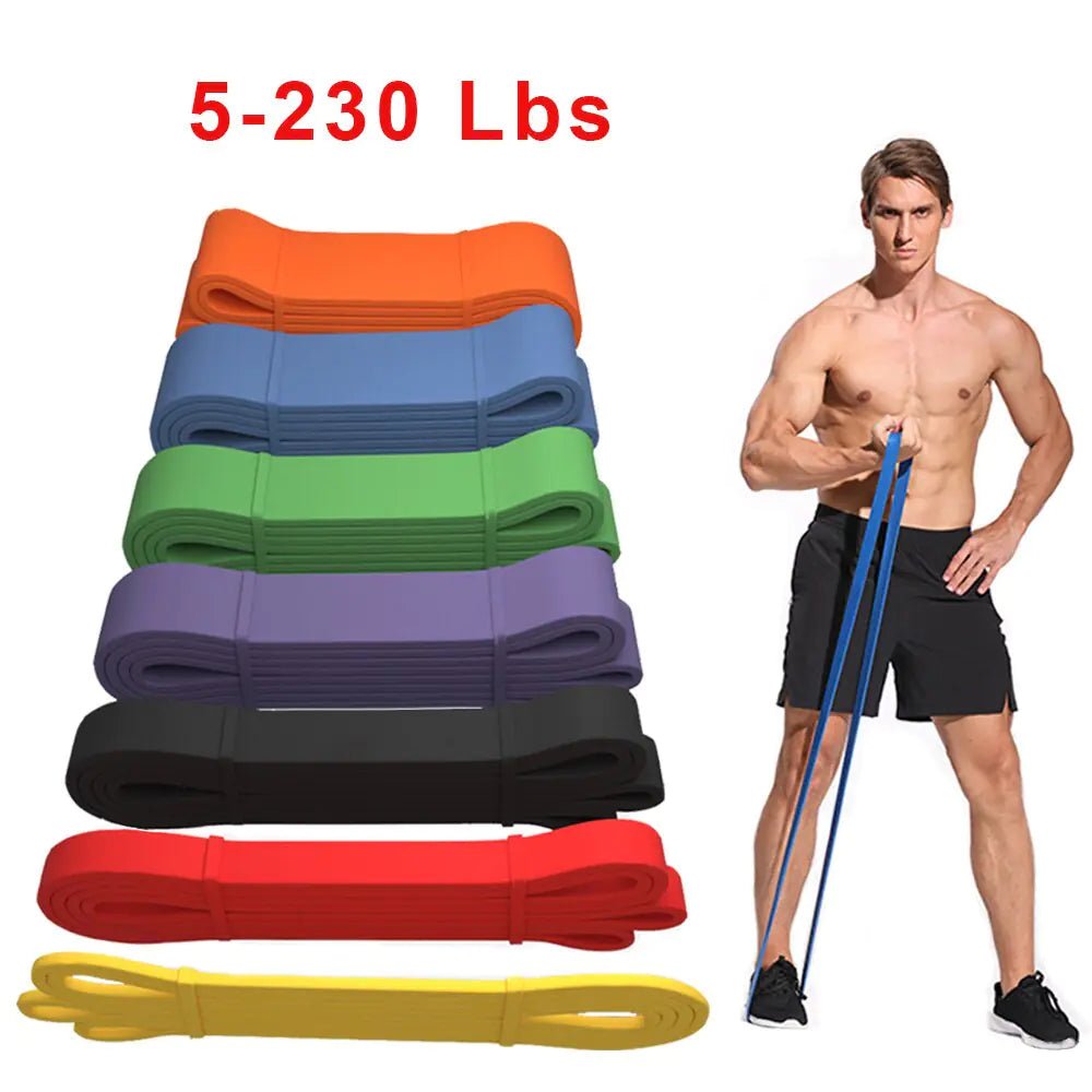 Durable resistance workout bands designed for strength training, muscle toning, and rehabilitation exercises. Lightweight and portable, perfect for home, gym, or outdoor workouts across all fitness levels - TNT Fitness