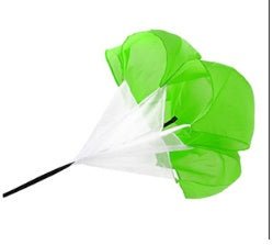 Speed training running parachute designed for outdoor exercise, improving sprinting speed, resistance, and overall athletic performance. Lightweight, durable, and easy to use for fitness enthusiasts and athletes