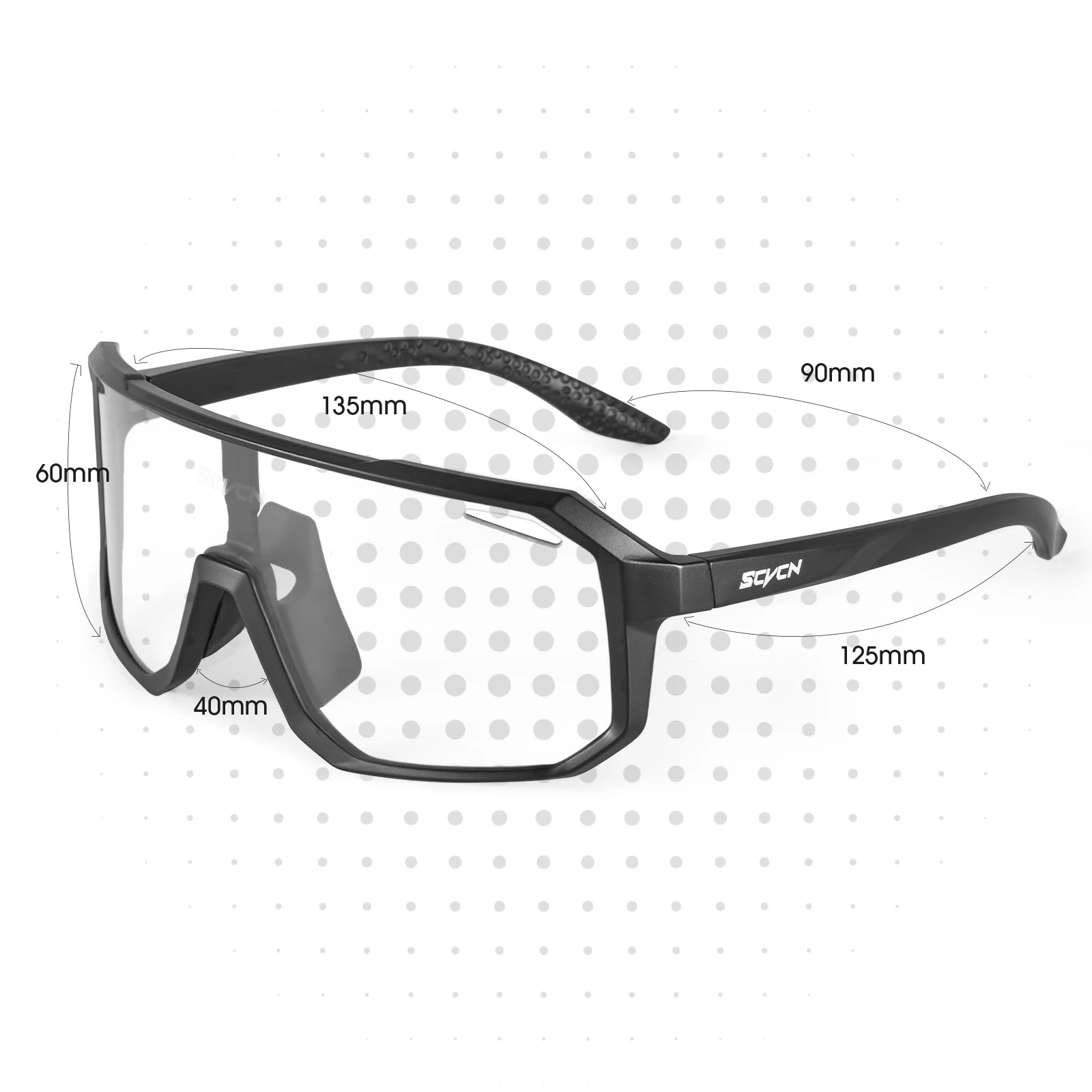 SCVCN Cycling Sunglasses with photochromic lenses that adapt to changing light conditions. Offers 100% UV protection, lightweight durability, and an ergonomic fit for long rides. Perfect for cycling, hiking, running, and other outdoor activities, combining style and functionality- TNT Fitness Gear