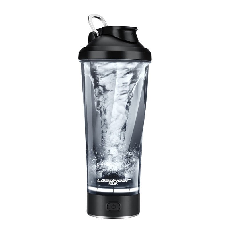 Leadnear Electric Protein Shaking Cup with a portable design for effortlessly blending protein shakes and smoothies. Compact, lightweight, and available in grey, white, and pink, it features easy operation and cleaning, ideal for use at the gym, office, or home. TNT Fitness Gear