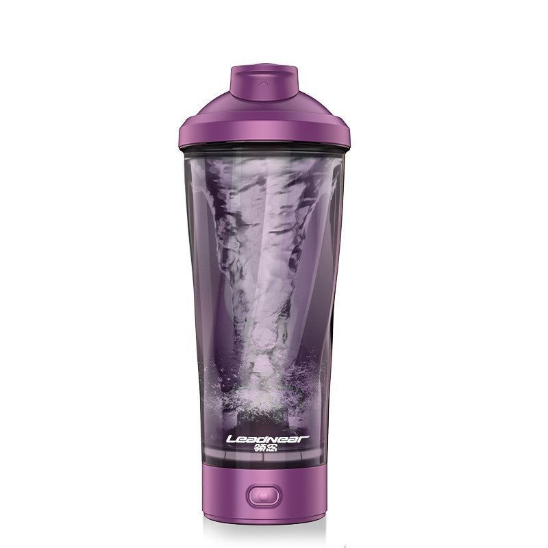 Leadnear Electric Protein Shaking Cup with a portable design for effortlessly blending protein shakes and smoothies. Compact, lightweight, and available in grey, white, and pink, it features easy operation and cleaning, ideal for use at the gym, office, or home. TNT Fitness Gear