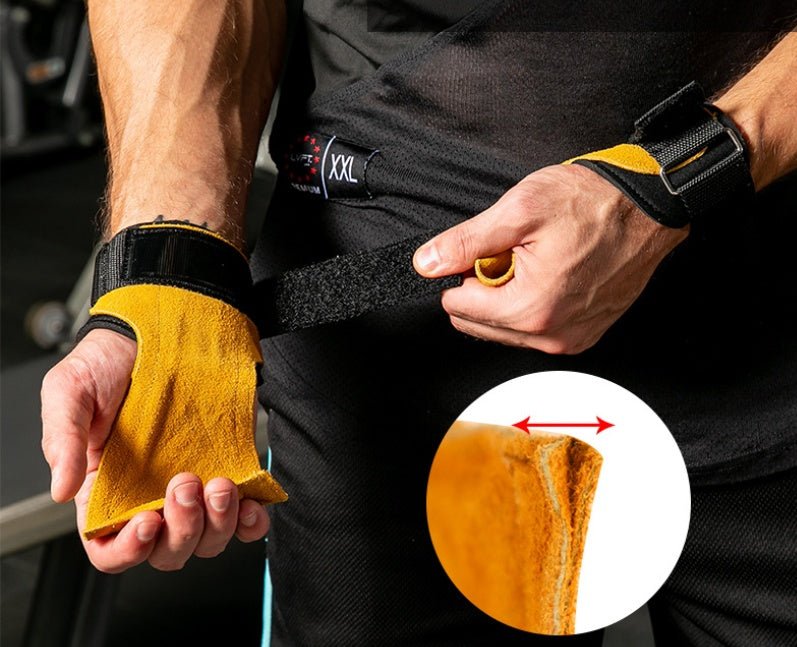 SKDK Hand Grips Gymnastics Gloves Grips Anti - Skid Gym Fitness Gloves Weight Lifting - TNT Fitness