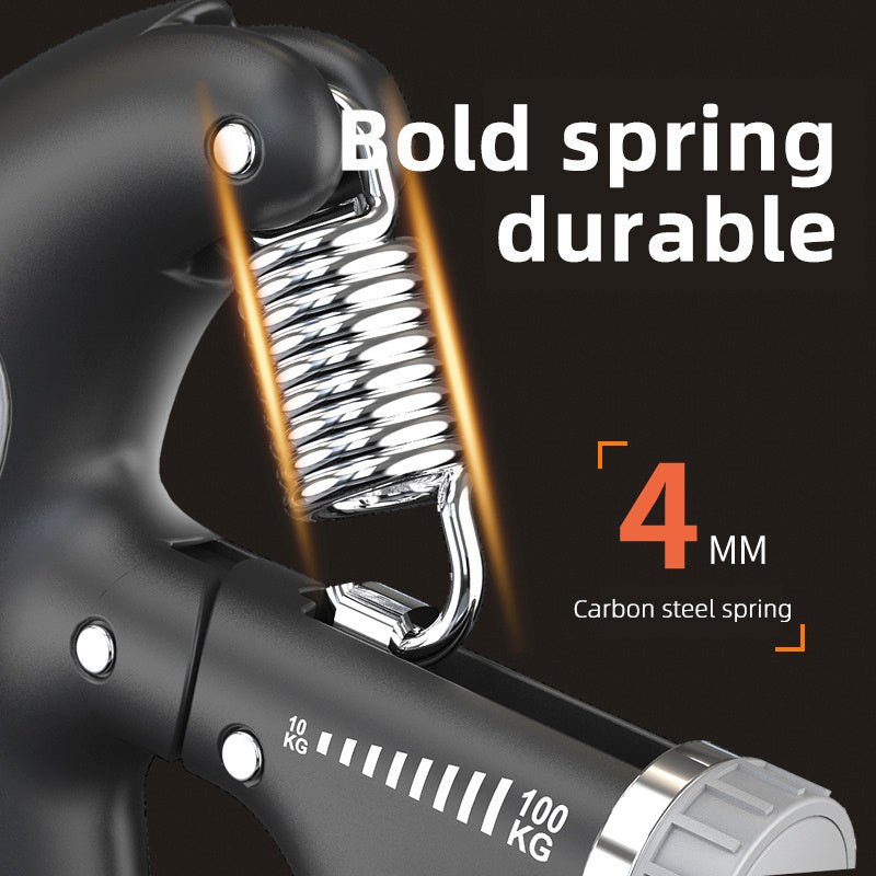 Smart Counting Grip 10-100 kg with adjustment. Ideal for arm and hand workouts. Durable gear from TNT Fitness Gear