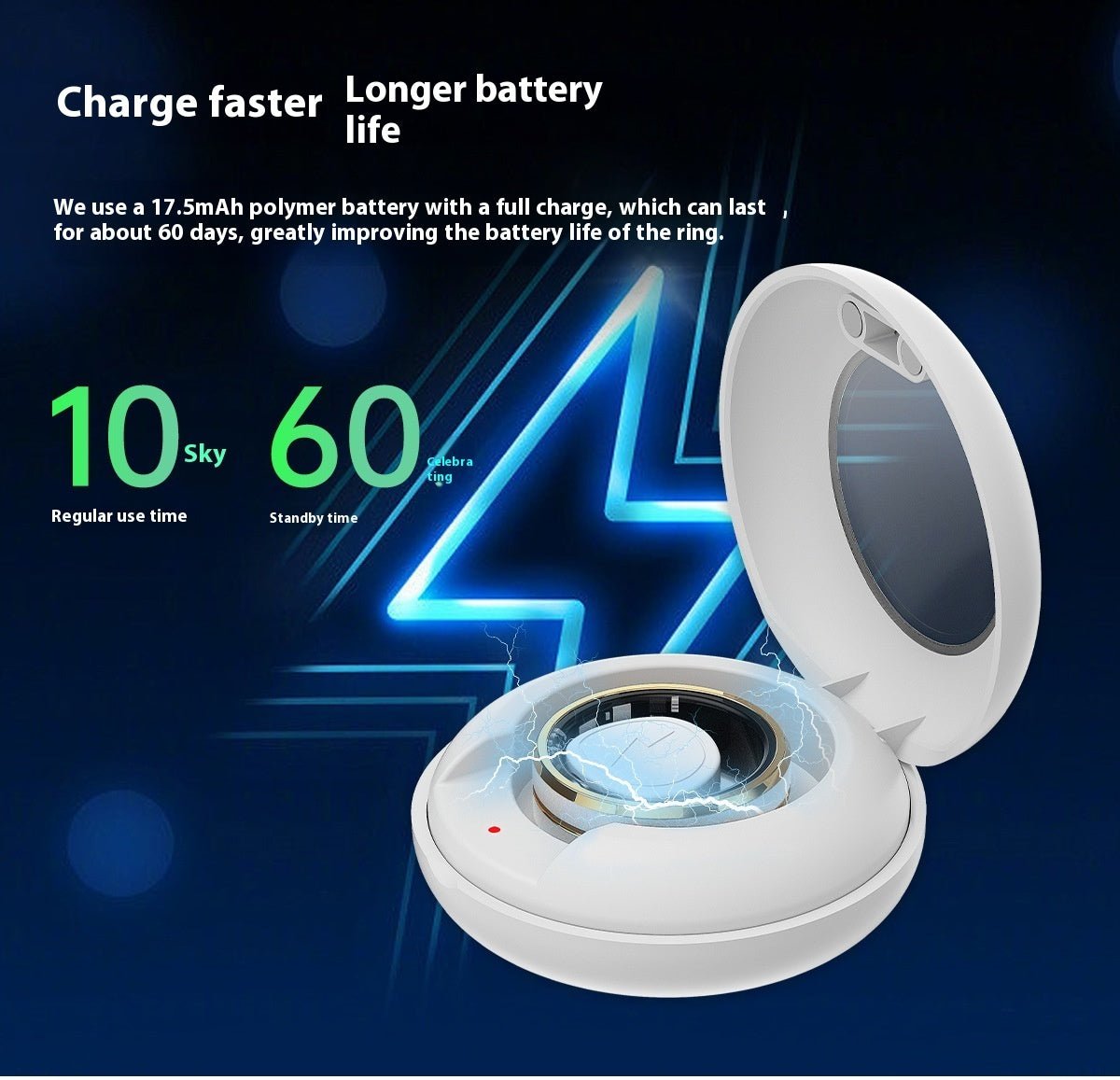 Smart Fitness Ring 2024 – Heart Rate, Sleep & Blood Oxygen Tracker | Waterproof, Multi - Sport, Android & iOS Compatible - TNT Fitness