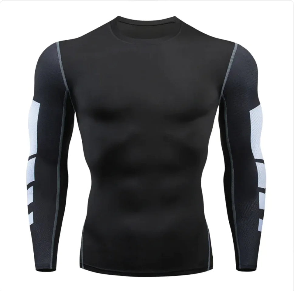 Men's Quick-Dry Sports Workout Shirt: Lightweight and breathable shirt designed to wick away moisture, keeping you cool and comfortable during intense workouts or outdoor activities - TNT Fitness Gear