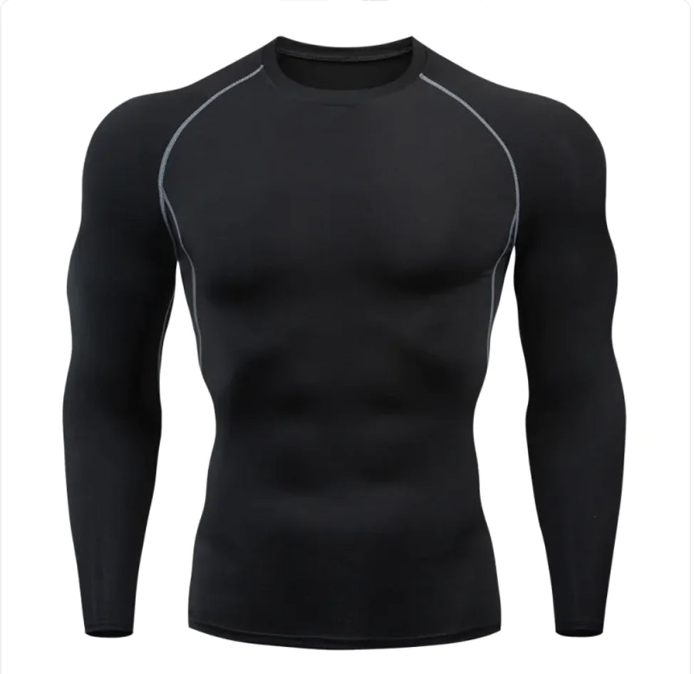 Men's Quick-Dry Sports Workout Shirt: Lightweight and breathable shirt designed to wick away moisture, keeping you cool and comfortable during intense workouts or outdoor activities - TNT Fitness Gear