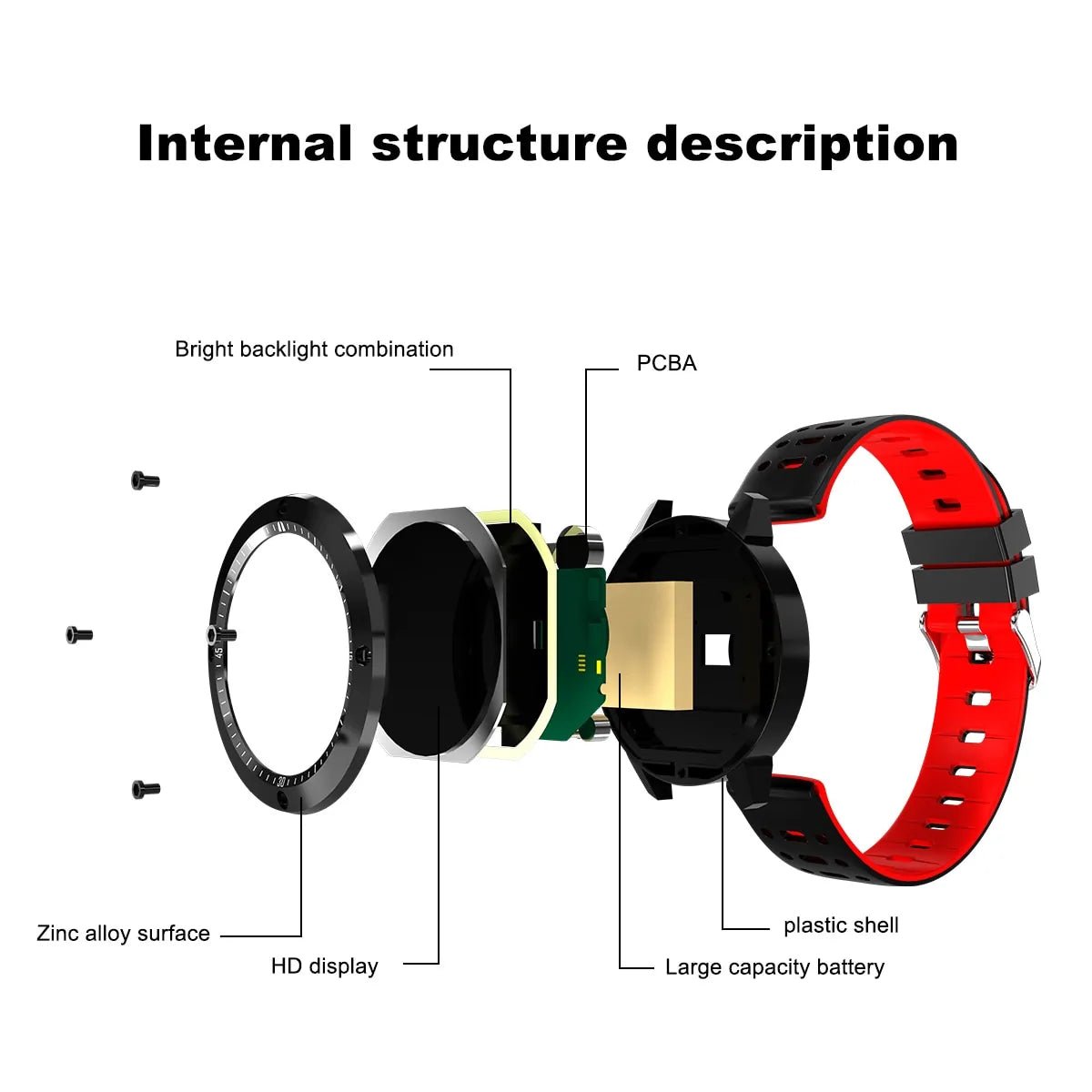 Waterproof Smart Fitness Tracker featuring step tracking, heart rate monitoring, and workout logging. Syncs with smartphones for notifications, music control, and fitness data. Durable, water-resistant design ideal for swimming, running, and more. Includes sleep monitoring, calorie counting, and personalized fitness goals - TNT Fitness Gear