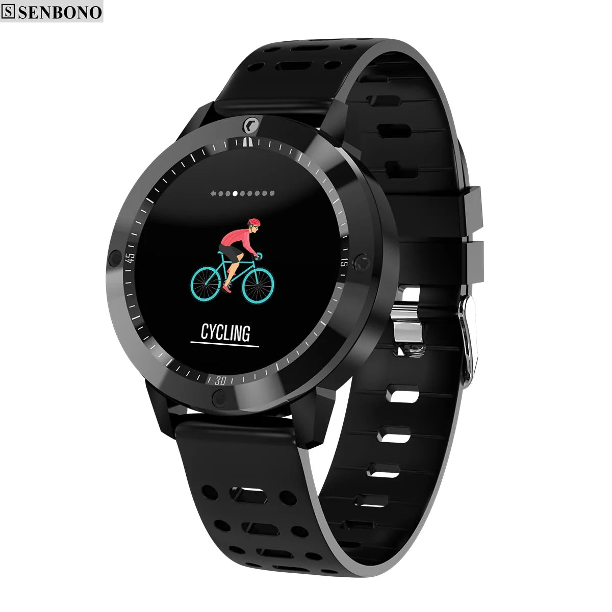 Waterproof Smart Fitness Tracker featuring step tracking, heart rate monitoring, and workout logging. Syncs with smartphones for notifications, music control, and fitness data. Durable, water-resistant design ideal for swimming, running, and more. Includes sleep monitoring, calorie counting, and personalized fitness goals - TNT Fitness Gear