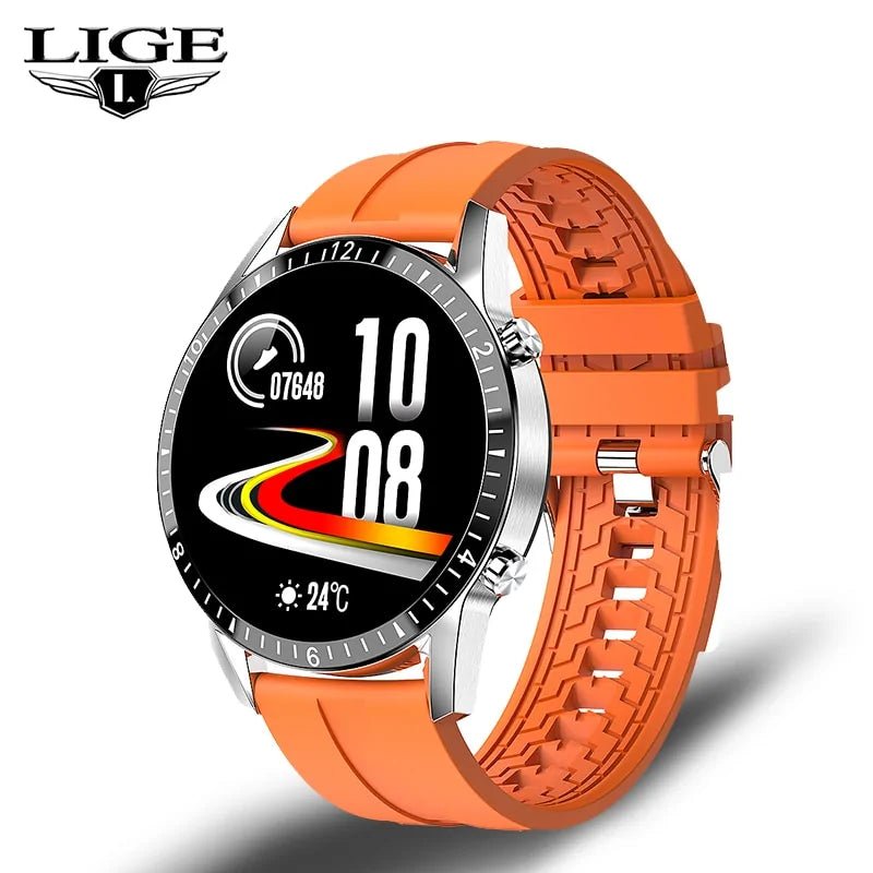 Waterproof sports fitness smartwatch with a vibrant 1.3-inch high-definition touch screen, IP67 waterproof rating, multi-sport modes, Bluetooth calling, and health tracking features like heart rate, blood pressure, and sleep monitoring. Compatible with Android 5.4+ and iOS 8.0+ for seamless connectivity and lifestyle integration.