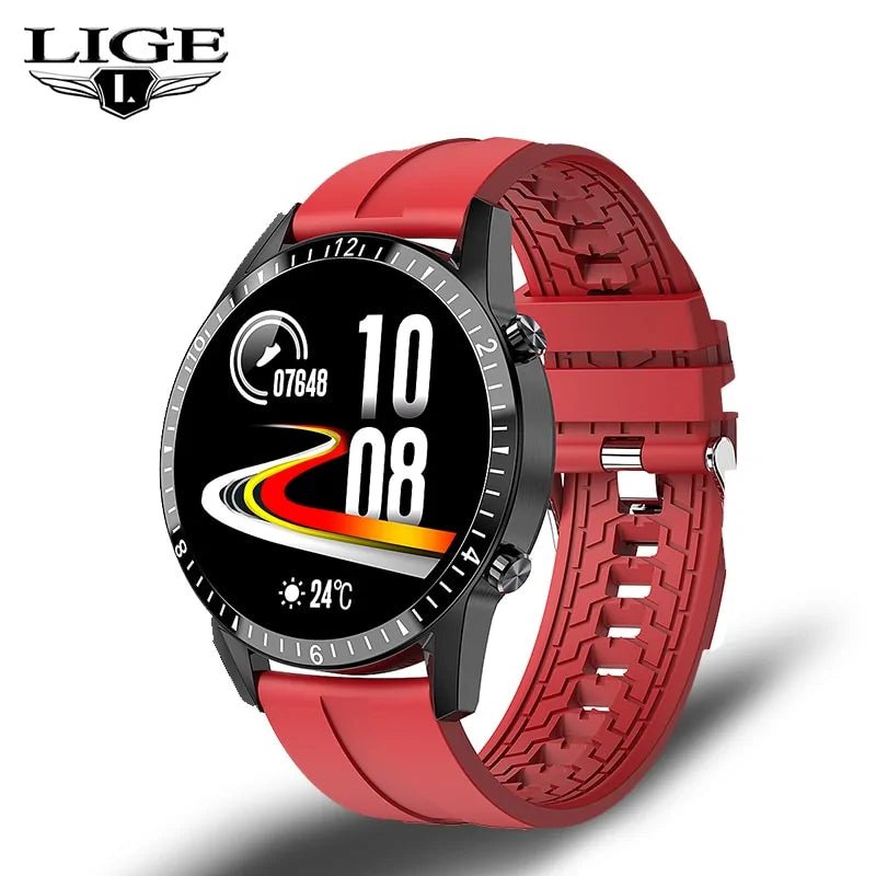 Waterproof sports fitness smartwatch with a vibrant 1.3-inch high-definition touch screen, IP67 waterproof rating, multi-sport modes, Bluetooth calling, and health tracking features like heart rate, blood pressure, and sleep monitoring. Compatible with Android 5.4+ and iOS 8.0+ for seamless connectivity and lifestyle integration.