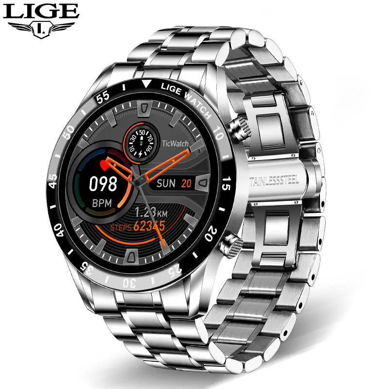 Waterproof sports fitness smartwatch with a vibrant 1.3-inch high-definition touch screen, IP67 waterproof rating, multi-sport modes, Bluetooth calling, and health tracking features like heart rate, blood pressure, and sleep monitoring. Compatible with Android 5.4+ and iOS 8.0+ for seamless connectivity and lifestyle integration.