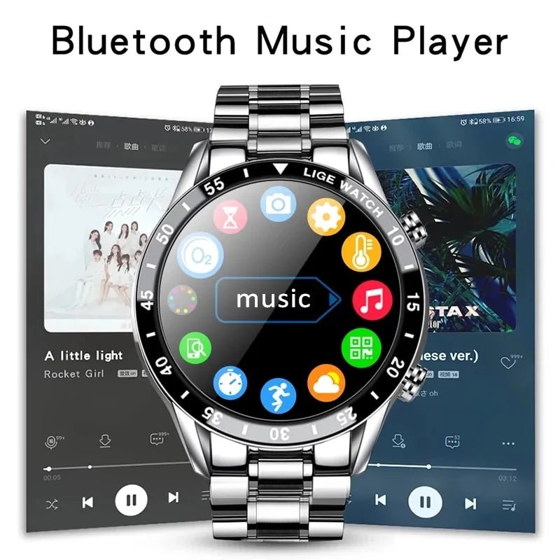 Waterproof sports fitness smartwatch with a vibrant 1.3-inch high-definition touch screen, IP67 waterproof rating, multi-sport modes, Bluetooth calling, and health tracking features like heart rate, blood pressure, and sleep monitoring. Compatible with Android 5.4+ and iOS 8.0+ for seamless connectivity and lifestyle integration.