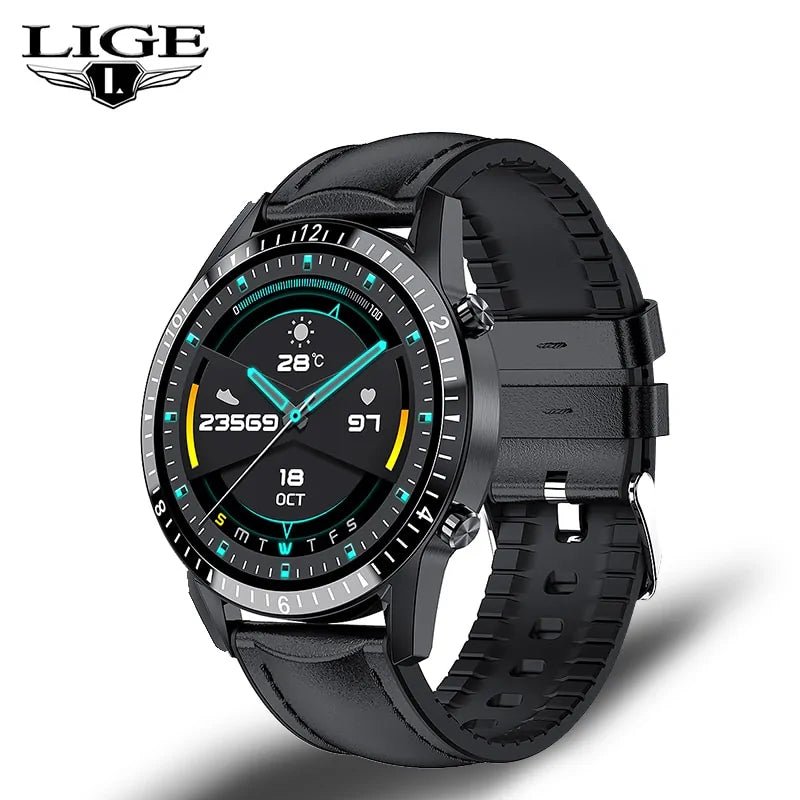 Waterproof sports fitness smartwatch with a vibrant 1.3-inch high-definition touch screen, IP67 waterproof rating, multi-sport modes, Bluetooth calling, and health tracking features like heart rate, blood pressure, and sleep monitoring. Compatible with Android 5.4+ and iOS 8.0+ for seamless connectivity and lifestyle integration.