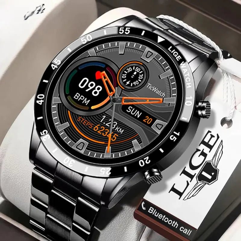 Waterproof sports fitness smartwatch with a vibrant 1.3-inch high-definition touch screen, IP67 waterproof rating, multi-sport modes, Bluetooth calling, and health tracking features like heart rate, blood pressure, and sleep monitoring. Compatible with Android 5.4+ and iOS 8.0+ for seamless connectivity and lifestyle integration.
