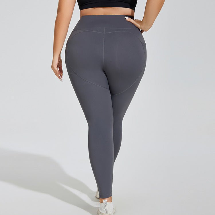Women's Plus Size Sports Pocket Fitness Trousers - TNT Fitness