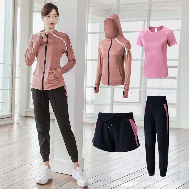 Women's Quick - Drying Gym Fitness Set - Moisture - Wicking, Loose & Breathable - TNT Fitness