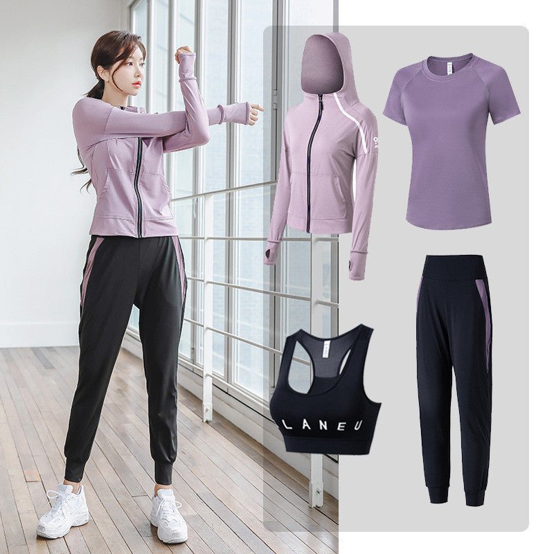 Women's Quick - Drying Gym Fitness Set - Moisture - Wicking, Loose & Breathable - TNT Fitness