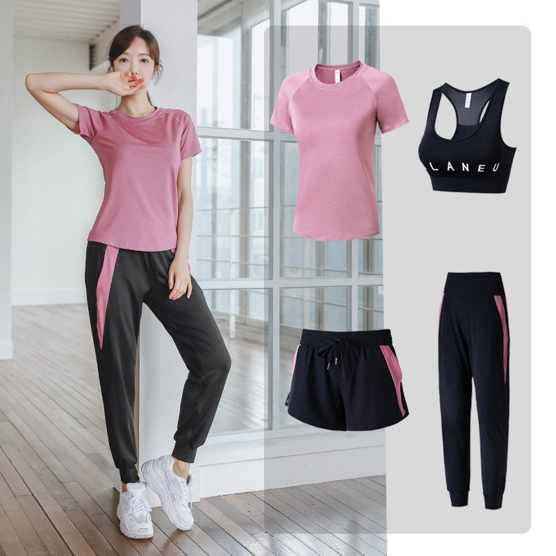 Women's Quick - Drying Gym Fitness Set - Moisture - Wicking, Loose & Breathable - TNT Fitness