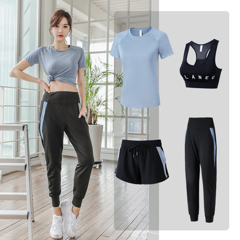 Women's Quick - Drying Gym Fitness Set - Moisture - Wicking, Loose & Breathable - TNT Fitness
