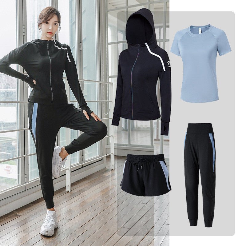 Women's Quick - Drying Gym Fitness Set - Moisture - Wicking, Loose & Breathable - TNT Fitness
