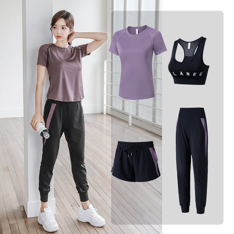 Women's Quick - Drying Gym Fitness Set - Moisture - Wicking, Loose & Breathable - TNT Fitness