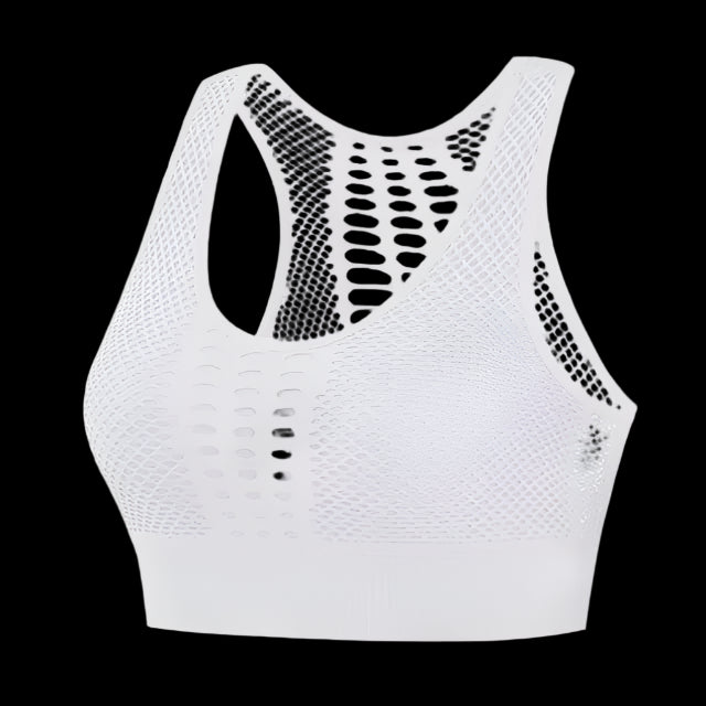 High-quality women's workout sports bra offering excellent support and comfort. Features a stylish design and moisture-wicking fabric, ideal for gym sessions, running, and various fitness activities