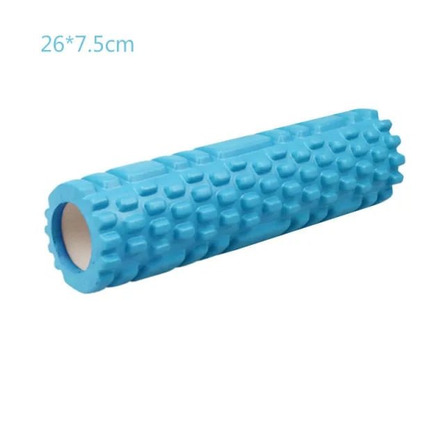 Yoga column gym fitness foam roller designed for muscle recovery, stretching, and relieving tension. Lightweight, durable, and versatile, perfect for improving flexibility, balance, and core strength. Suitable for yoga, Pilates, and post-workout routines.- TNT Fitness Gear