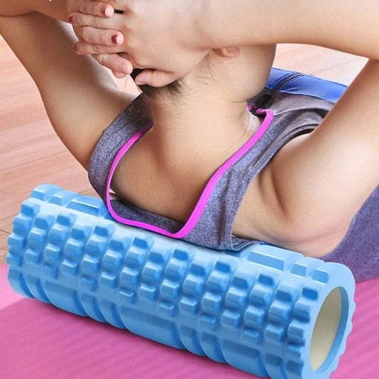 Yoga column gym fitness foam roller designed for muscle recovery, stretching, and relieving tension. Lightweight, durable, and versatile, perfect for improving flexibility, balance, and core strength. Suitable for yoga, Pilates, and post-workout routines.- TNT Fitness Gear