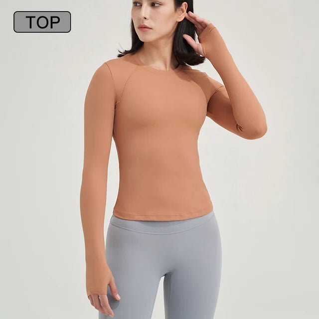 Women's yoga shirt designed for ultimate comfort and style. Made from high-quality, breathable, moisture-wicking fabric, it ensures flexibility and support for yoga and fitness sessions. Featuring a flattering design and vibrant colors, this versatile shirt keeps you cool, confident, and stylish during workouts - TNT Fitness Gear