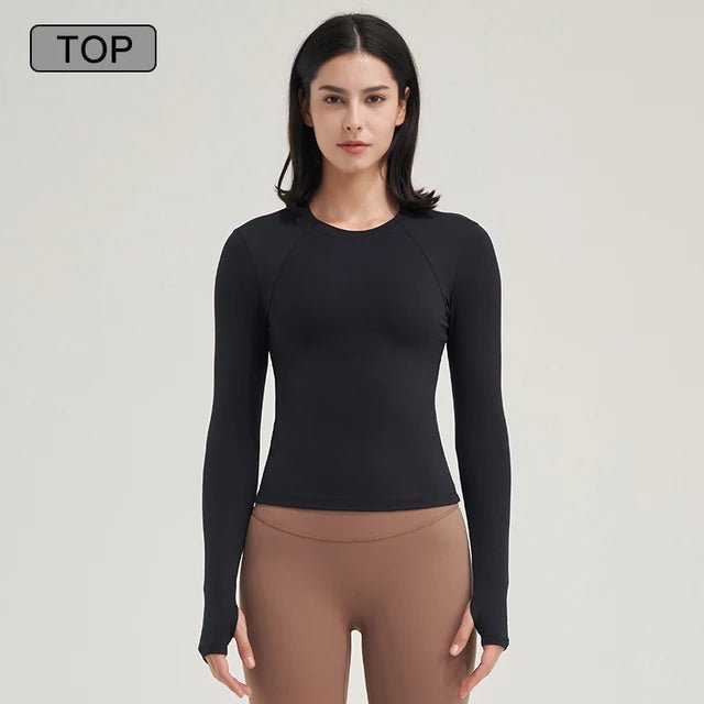 Women's yoga shirt designed for ultimate comfort and style. Made from high-quality, breathable, moisture-wicking fabric, it ensures flexibility and support for yoga and fitness sessions. Featuring a flattering design and vibrant colors, this versatile shirt keeps you cool, confident, and stylish during workouts - TNT Fitness Gear