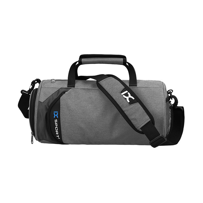 Cylindrical Sports Bag – durable nylon, unisex design, spacious & portable for yoga & sports - TNT Fitness Gear