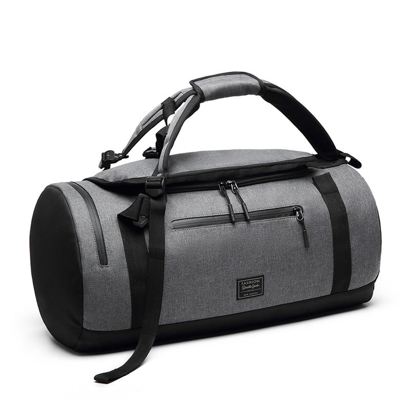 Cylindrical Sports Bag – durable nylon, unisex design, spacious & portable for yoga & sports - TNT Fitness Gear