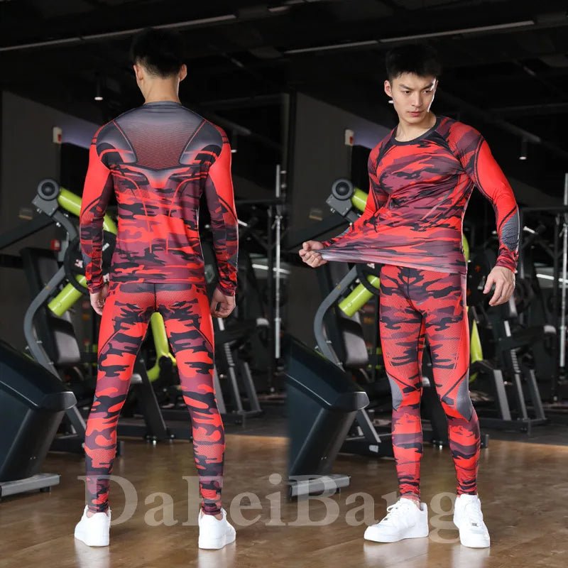 3 - Piece Men’s Compression Workout Suit – Gym, Running, Fitness Apparel - TNT Fitness