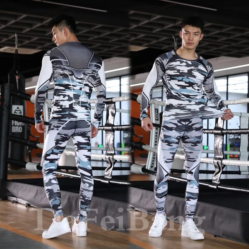 3 - Piece Men’s Compression Workout Suit – Gym, Running, Fitness Apparel - TNT Fitness