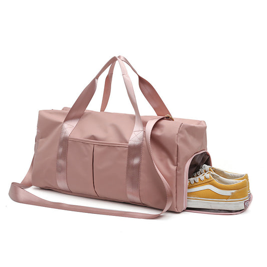 Dry Wet Separation Gym/Yoga Bag—durable nylon, spacious storage & separate shoe compartment - TNT Fitness Gear