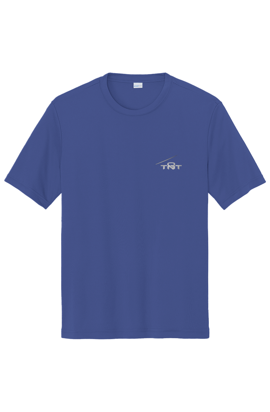 True Royal TNT Fitness Gear Core Performance Tee with lightweight athletic performance fabric for training and everyday wear