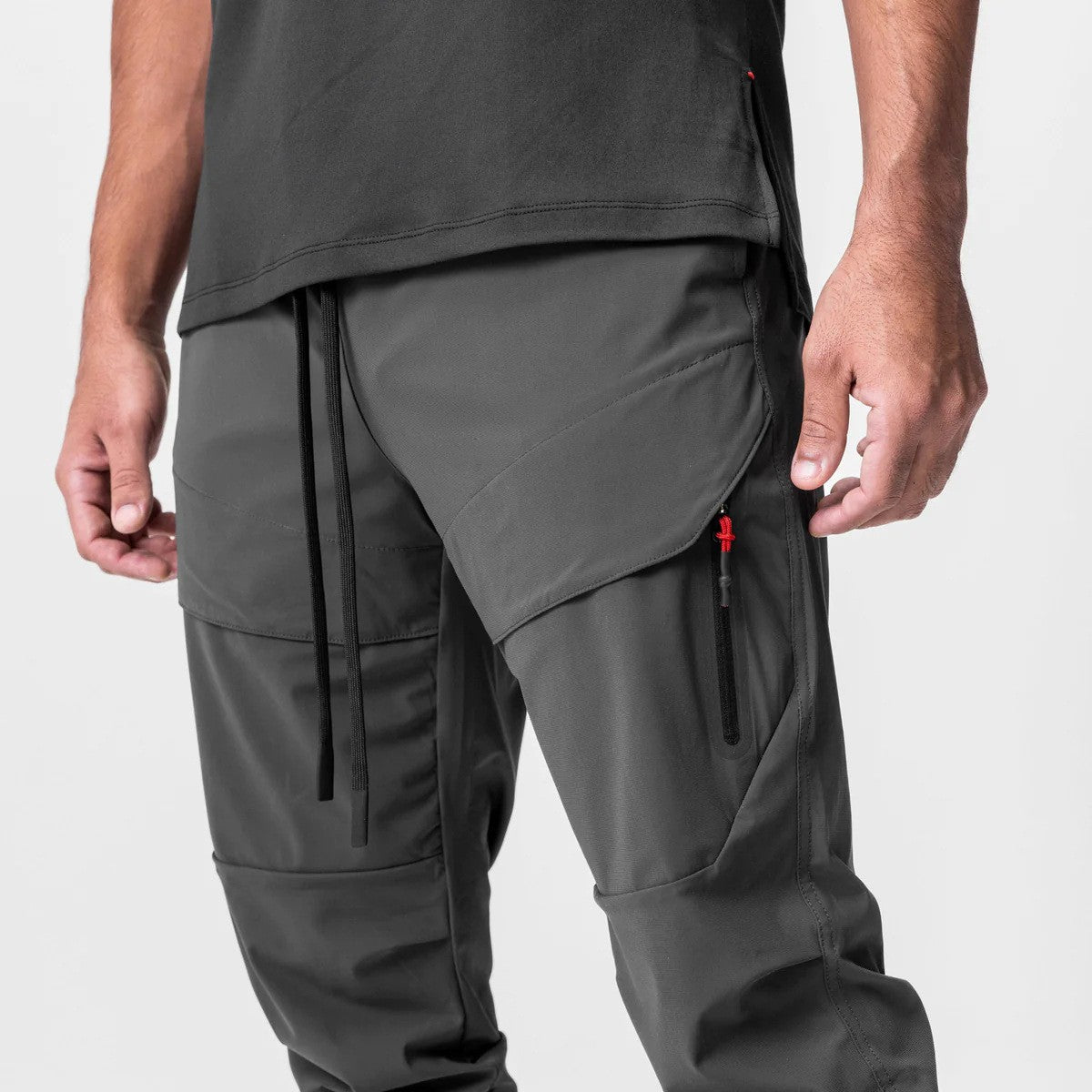 Men’s  performance joggers, slim fit gym training pants.