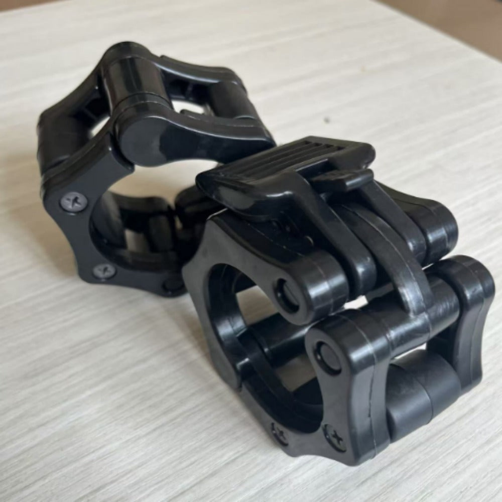 Black metal Barbell quick buckle clamp for 2 inch Olympic bars”
