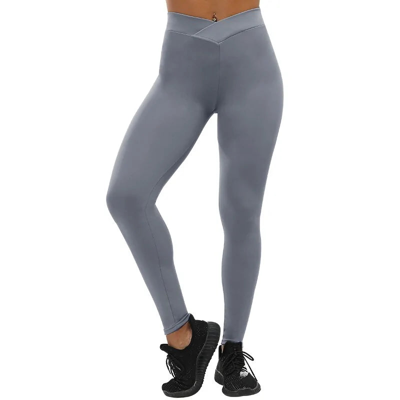 V-Waist Push Up Slim Leggings: Fashionable Workout & Pencil Pants for Women