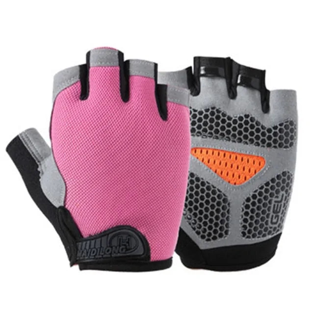 Non-slip fitness gloves designed for optimal grip and comfort. Featuring breathable material, moisture-wicking properties, and adjustable fit, these gloves provide support and protection for intense workouts and weightlifting sessions.- TNT Fitness Gear