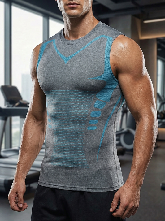 gym compression shirt sleeveless