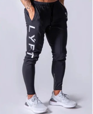 Men's Fitness Sweatpants: Elastic Jogger Track Pants