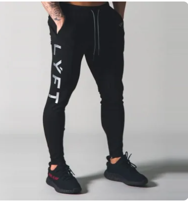 Men's Fitness Sweatpants: Elastic Jogger Track Pants