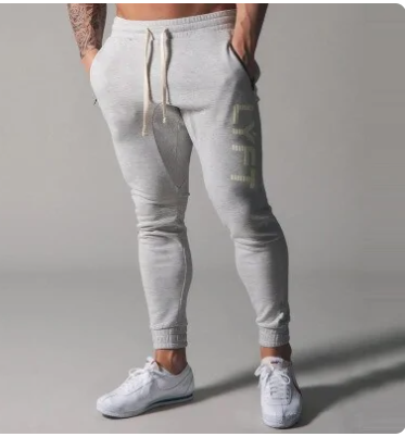 Men's Fitness Sweatpants: Elastic Jogger Track Pants