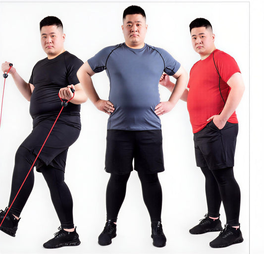 mens training set workout shirt and shorts