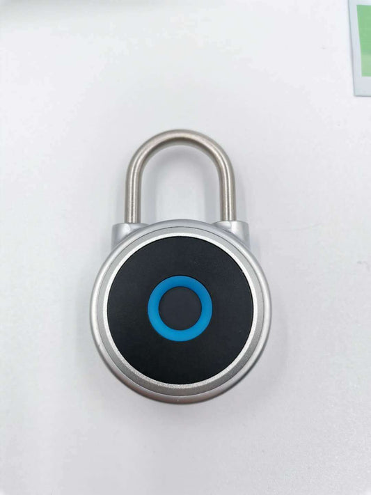 Anti - Theft Fingerprint Lock For Gym Locker Anti - Lost Easy To Carry Rechargeable Fingerprint Padlock - TNT Fitness