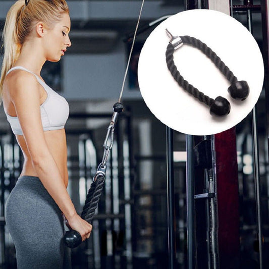 triceps rope attachment cable machine upper body workout handle