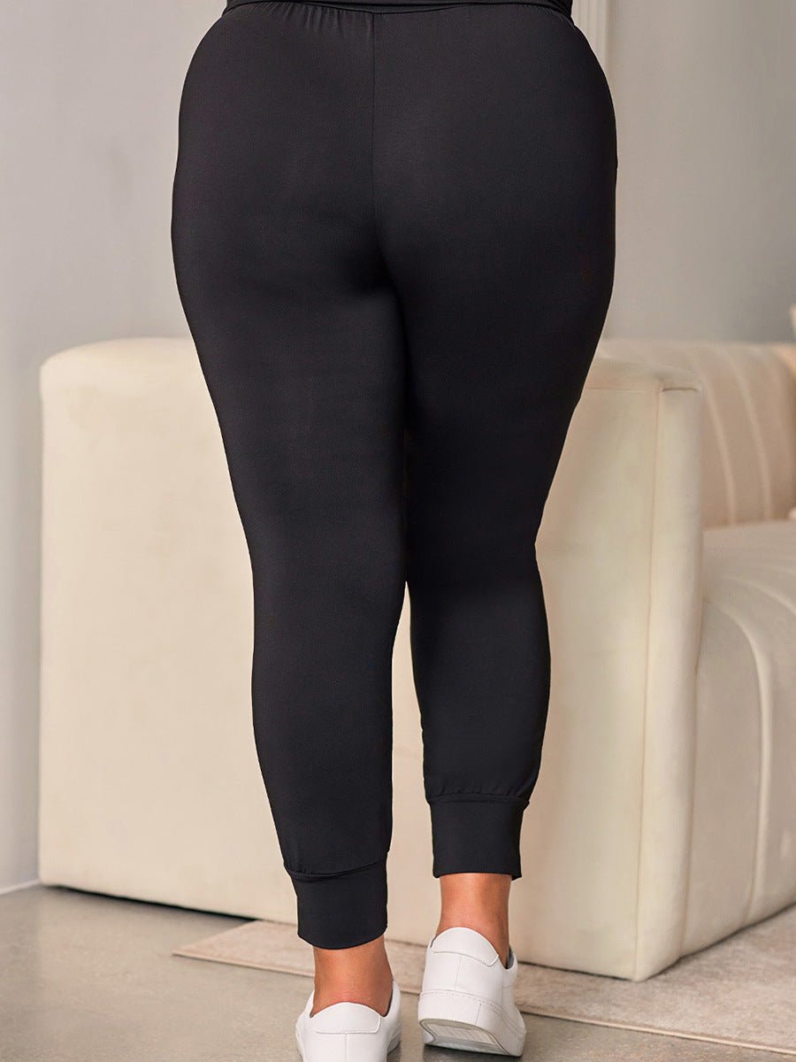 Casual Plus Size High - Waist Cropped Fitness Leggings for Women | TNT Fitness Gear - TNT Fitness